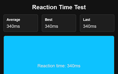 Reaction Time Test